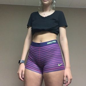 Purple Nike Pros